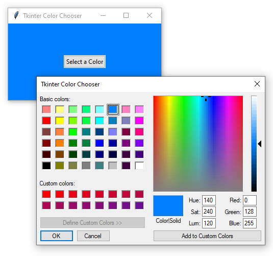 Việc sử dụng Tkinter Color Chooser sẽ giúp bạn dễ dàng tùy chỉnh màu sắc cho các phần tử trong giao diện của mình. Hãy xem hình ảnh để biết thêm chi tiết về công cụ mạnh mẽ này.