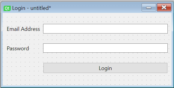 Qt Designer - Form Layout