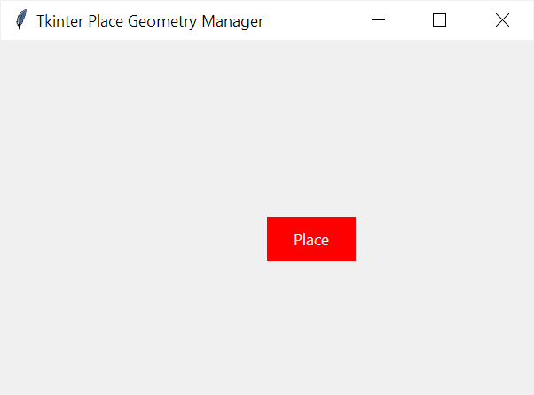 tkinter place relative positioning